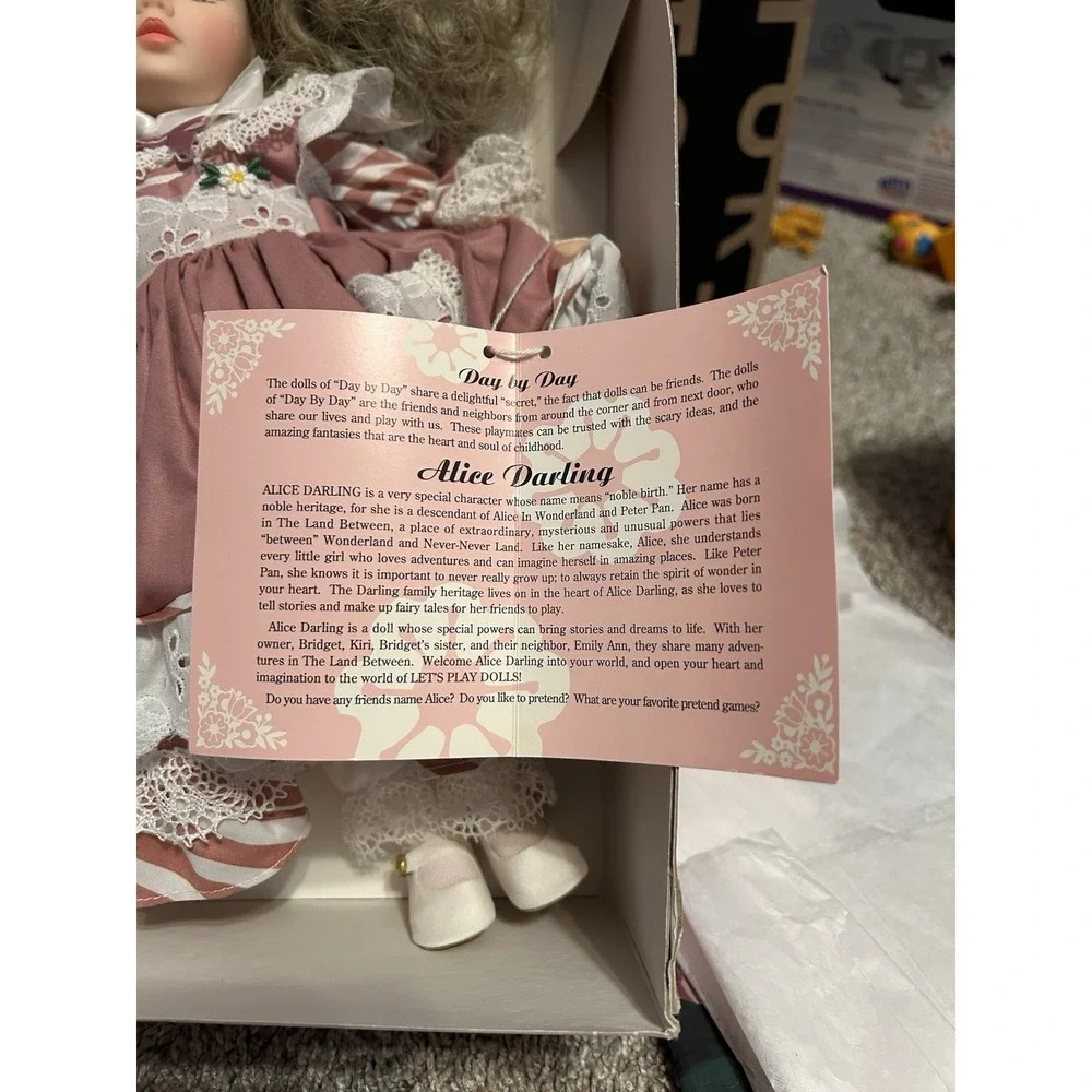 Vintage 1993 Madame Alexander Let's Play Dolls Alice Darling Doll NRFB